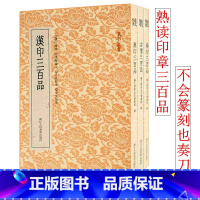 [正版]篆刻小丛书 汉印/古玺/秦印三百品全套3册 篆刻印谱工具字典书官印私印中国历代篆刻字帖集粹 临摹印章技法教程书