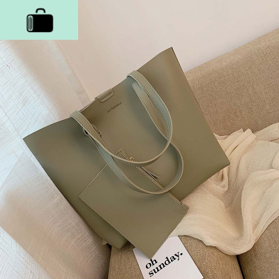 包包女包大容量2020新款潮韩版简约手提托特包时尚百搭质感单肩包NEW LAKE女斜挎包