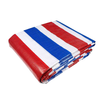 俊奇特 防晒彩条布 防水彩色编织布 3*100m 卷