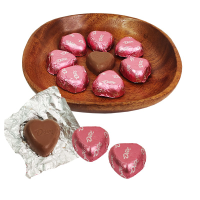 德芙牛奶夹心巧克力散装250g心语心形婚庆结婚喜糖年货休闲零食品