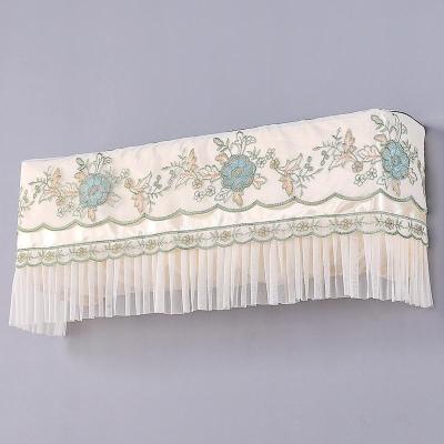 家柏饰(CORATED)室内卧室空调罩挂机空调套挂式1.5p匹防尘罩全包欧式 玉兰梦-绿色 挂式1-1.5P松紧均码