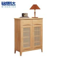 铭思达鞋柜双门80*36*102cm个