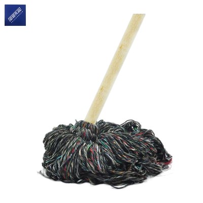 安居先森木杆棉线拖把墩布 混色棉线款 混色