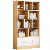 攸形书柜三门四层100*30*180cm台