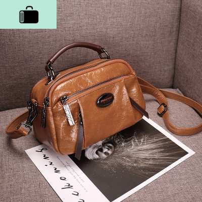 皮小包女2020新款夏多层牛皮斜挎包时尚百搭软皮单肩女士小方包NEW LAKE女斜挎包