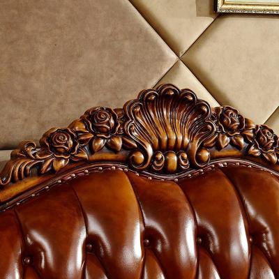 森美人欧式转角沙发贵妃大小户型客厅组合实木花家具美式拐角沙发