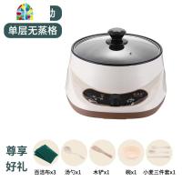 封后小蒸锅电蒸锅家用多功能大容量加厚不锈钢插电蒸汽蒸笼锅 FENGHO 20CM机械手动款(不带蒸笼)收藏加购送礼包