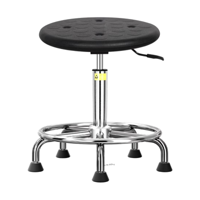 臻远ZY-7933 防静电椅子车间流水线升降椅子 41-54cm圈脚黑脚杯