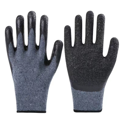 华敏 线挂胶手套 涂胶 副