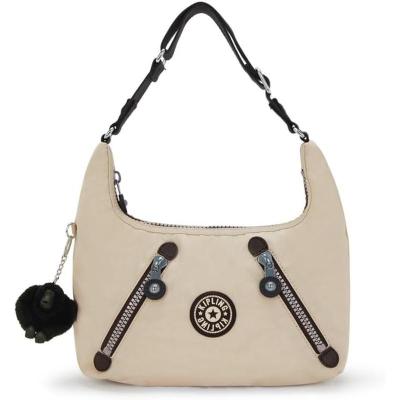 Kipling凯浦林单肩包女多功能口袋拉链便捷取用装饰挂件