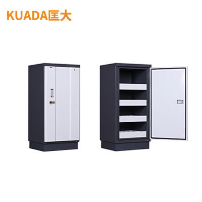 匡大防磁柜磁盘柜防火防潮钥匙锁四抽信息安全档案柜 525mm*480mm*1100mm