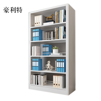 豪利特钢制置物架图书馆单双面书店阅览室货架档案架资料架双面一列一