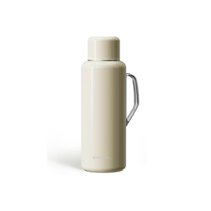 焖大师风尚美学保温杯MD700商务办公便携随行茶杯 典雅白700ml