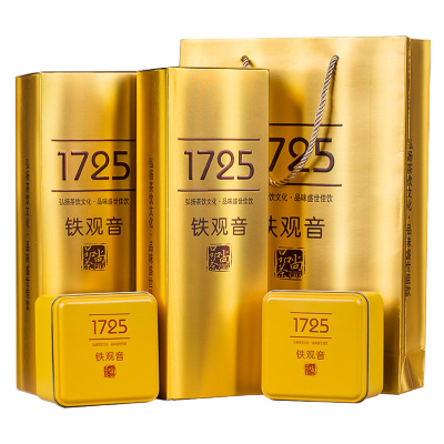 源御露(Yuan Yu Lu)安溪新茶铁观音清香型秋茶散装兰花香乌龙茶叶1725礼盒装节日送礼送长辈500克