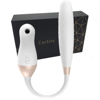 CACHITO诱桃失控炮机芯动版全自动冲击双头情趣跳蛋女用双点刺激震动棒自慰器智能加温振动棒情趣按摩器女性系列成人用品