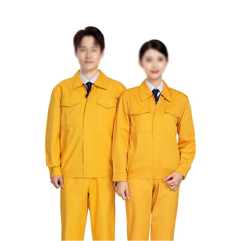 阿祺果 黄色夏季长袖工作服 LB-22Z10 件