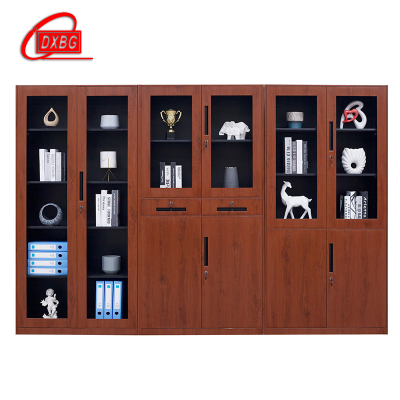 DXBG办公室文件柜资料档案铁皮柜子储物带锁财务铁柜书柜阳台矮柜