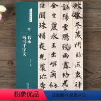 [正版]名碑名帖经典 隋 智永楷书千字文 简体旁注 楷书毛笔书法字帖碑帖
