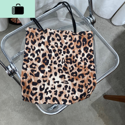 widelia网红款2020夏季韩国单肩布包简约型女生豹纹包包单肩包NEW LAKE 豹纹女士单肩包