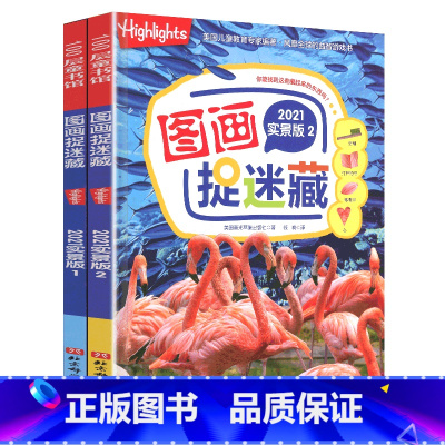 --实景版捉迷藏[2册]-- [正版]图画捉迷藏高难度视觉颠覆版找东西的图书隐藏的图案找不同专注力训练美国高阶highl