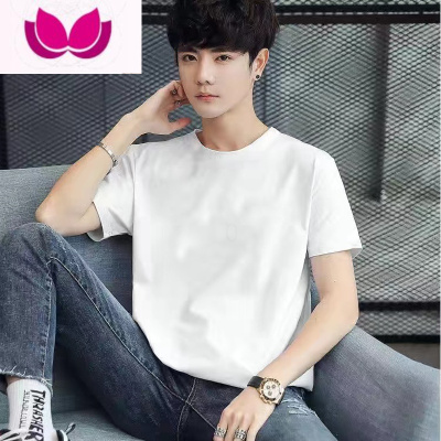 七斓捡漏厚实短袖T恤男女同款圆领宽松百搭半袖打底衫潮