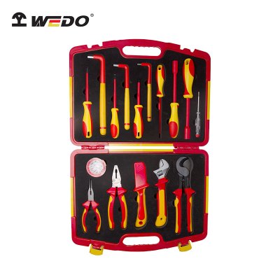 维度（WEDO）IN544H-16 VDE绝缘工具组套 16件套 扳手钳子旋具头手柄工具组套 绝缘耐压1000V