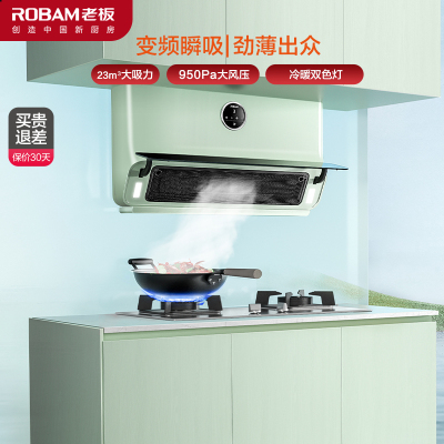 老板(ROBAM)油烟机 23m³大吸力 抽油烟机侧吸 吸油烟机 单烟机 抽烟机 脱排油烟机 22A3S青