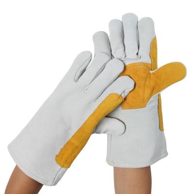 匹牧 PM-ST-G107 焊工手套 皮质隔热二层羊皮加长加托电焊-单层 单位:双