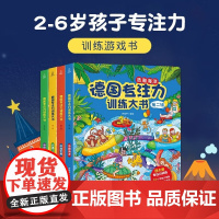 德国专注力训练大书 第二辑 套装共4册 3-6岁青葫芦 著 智力开发