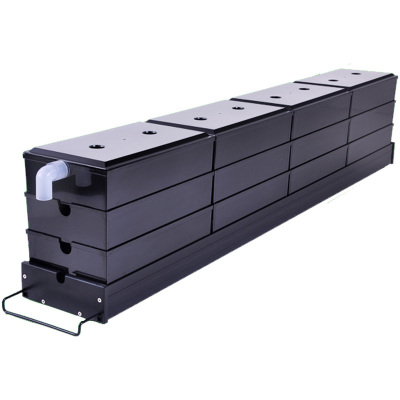 大型鱼池过滤器滴流盒鱼缸过滤铝合金底座鱼缸过滤盒大盒子上过滤