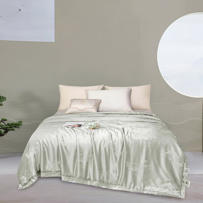 唐纳家纺 莫代尔提花蚕丝被-松烟墨 200*230CM/1500G- TN-SQ25021