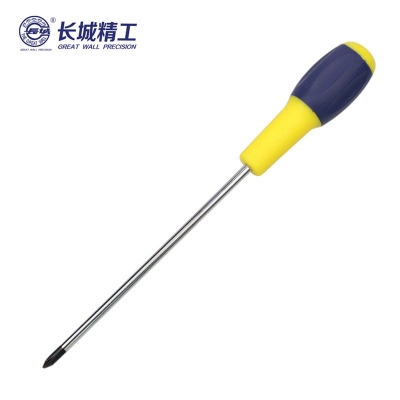 长城精工 Cr-V双色橡塑柄增强型十字头旋具 十字螺丝批起子改锥 #2*6*300mm 270396 2把/件 1件