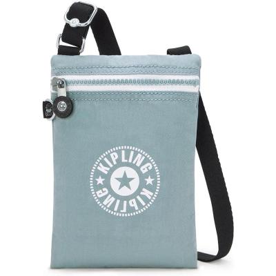 Kipling凯浦林斜挎包女日常使用时尚百搭容量适中便携浅蓝色