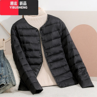 YIBUSHENG内穿小棉袄女加绒加厚内胆棉衣学生校服打底短款保暖羽绒棉服外套