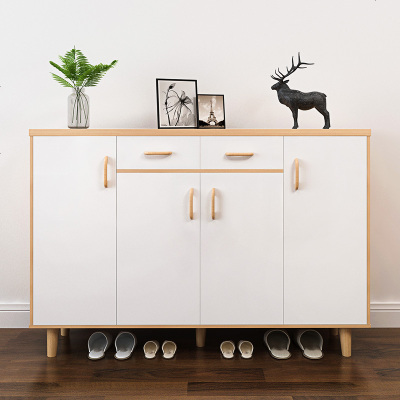 北欧鞋柜简约现代厅柜简易经济型省空间家用小阳台收纳鞋架