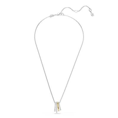 Swarovski女士精致轻奢饰品 Hyperbola 双曲线圆环吊坠时尚百搭优雅项链