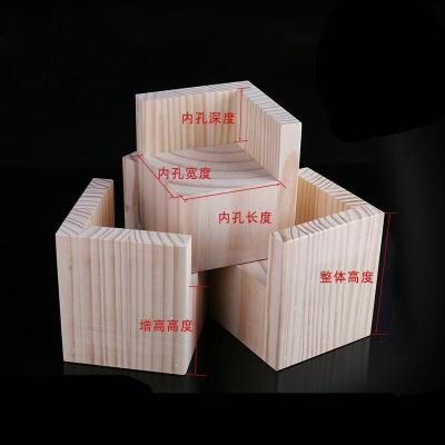 家柏饰(CORATED)KB床脚垫腿木块茶几脚垫高块实木支撑脚沙发脚桌腿加高垫柜脚 内8x8cm增高8cm/个