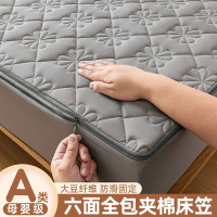 六面全包床笠拉链款夹棉床罩床套罩床垫保护罩防尘新款