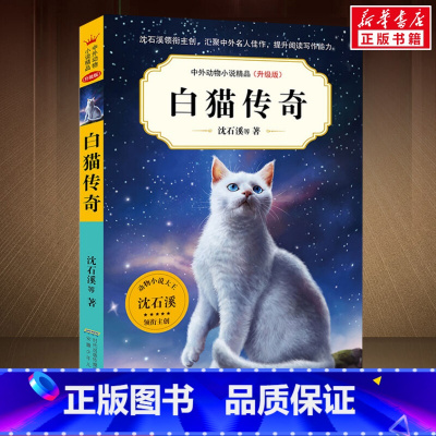 白猫传奇 [正版]白猫传奇 第七辑 沈石溪动物小说全集中外精品小学生三年级四年级课外书10-12-15周岁小学生课外阅读