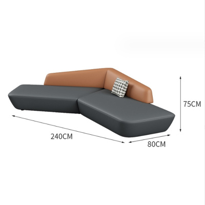 白寅 BY-SHSSF-005 240厘米长沙发 深灰色(单位:张)