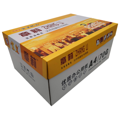 宣皇 章莉a4打印纸复印纸白纸A4纸70g草稿纸办公用品 500张/包 章莉A4 70G 8包/箱