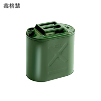 鑫格慧 加厚铁油桶汽油桶备用油箱 25L立式铁盖 个