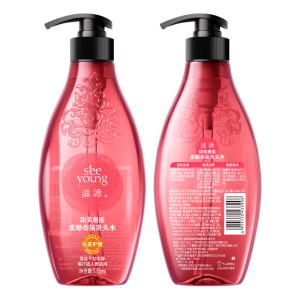 滋源甜美邂逅柔顺香氛洗头水535ml瓶