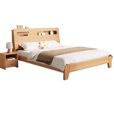 悦兴诚单人床1.5米+床头柜*1+10CM床垫组