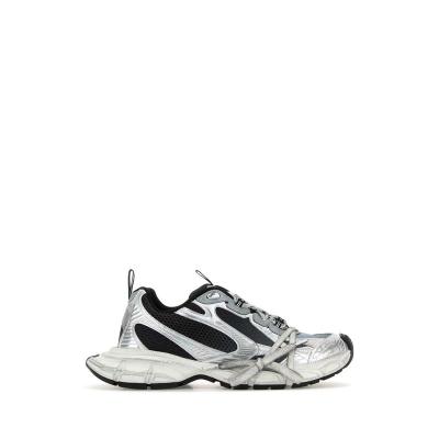 Balenciaga/巴黎世家男款低帮跑鞋白面白织带缓震橡胶大码运动鞋