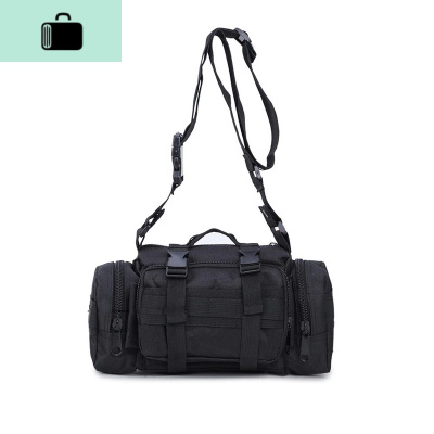 ONEMAX夏季新/日系街头工装机能休闲斜挎包潮男女黑色多功能腰包NEW LAKE 黑色 均码女斜挎包