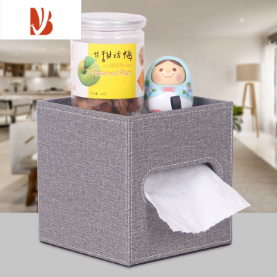 三维工匠创意盒家用卫生间洗手间厕所纸巾盒简约客厅桌面圆形 深灰色