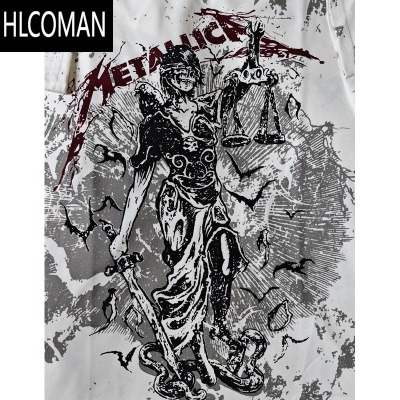 HLCOMAN扼杀女240g丝网工艺聚酯纤维短袖T恤男女同款我不是姜自主