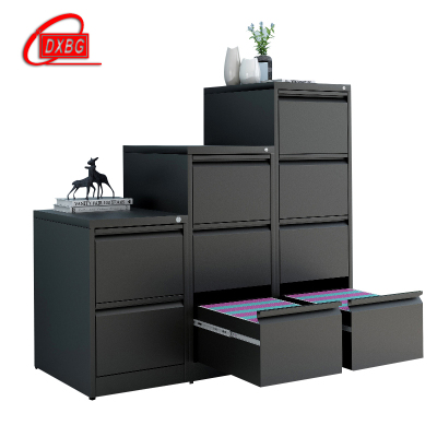 DXBG卡箱文件柜档案资料柜A4/FC挂快捞柜钢制储物柜二三斗带锁矮柜
