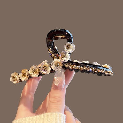 高级感发夹女后脑勺盘发抓夹大号鲨鱼夹子头饰2024新款高端气质送女朋友老婆情人节七夕生日礼物